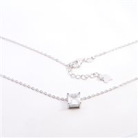 Collana Domar Gioielli Donna Collana argento 925 punto luce in Argento Cubic Zirconia NZB113792